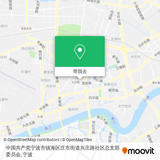 中国共产党宁波市镇海区庄市街道兴庄路社区总支部委员会地图