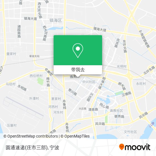 圆通速递(庄市三部)地图