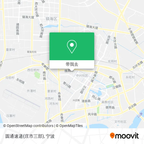 圆通速递(庄市三部)地图