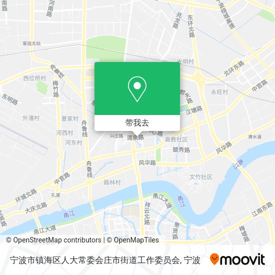 宁波市镇海区人大常委会庄市街道工作委员会地图
