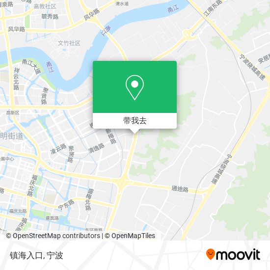 镇海入口地图