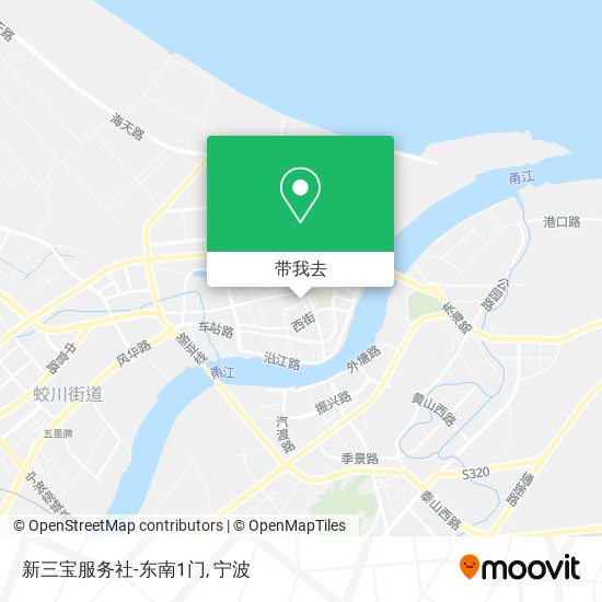 新三宝服务社-东南1门地图