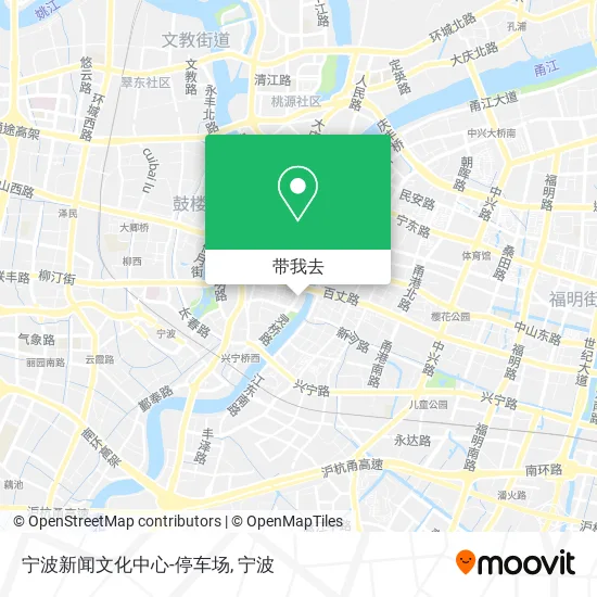 宁波新闻文化中心-停车场地图