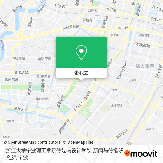 浙江大学宁波理工学院传媒与设计学院-新闻与传播研究所地图