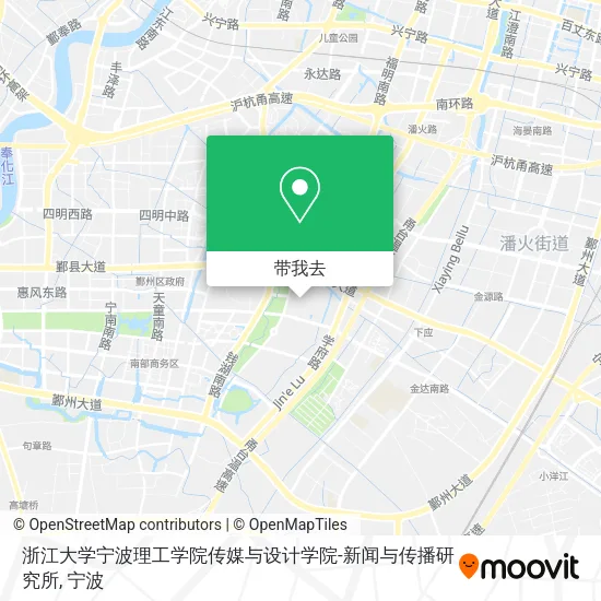 浙江大学宁波理工学院传媒与设计学院-新闻与传播研究所地图