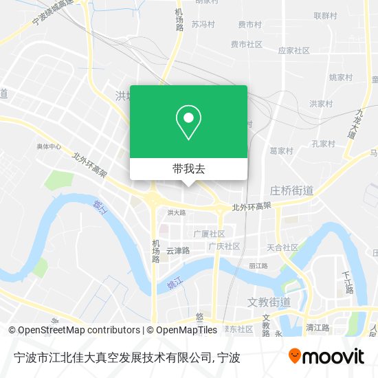 宁波市江北佳大真空发展技术有限公司地图