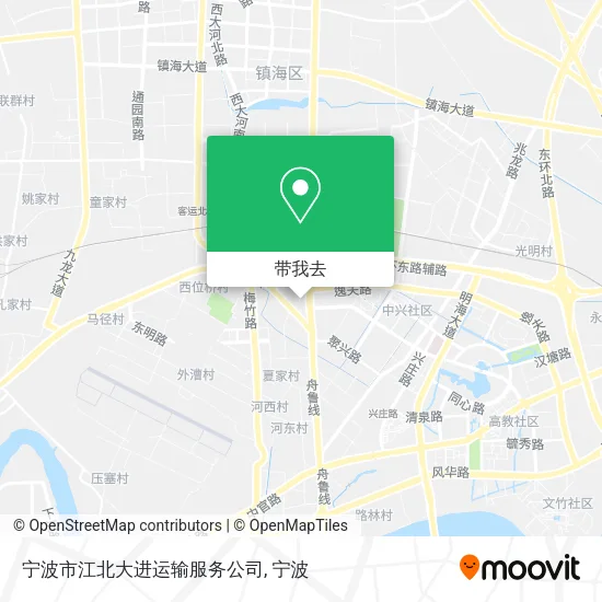 宁波市江北大进运输服务公司地图