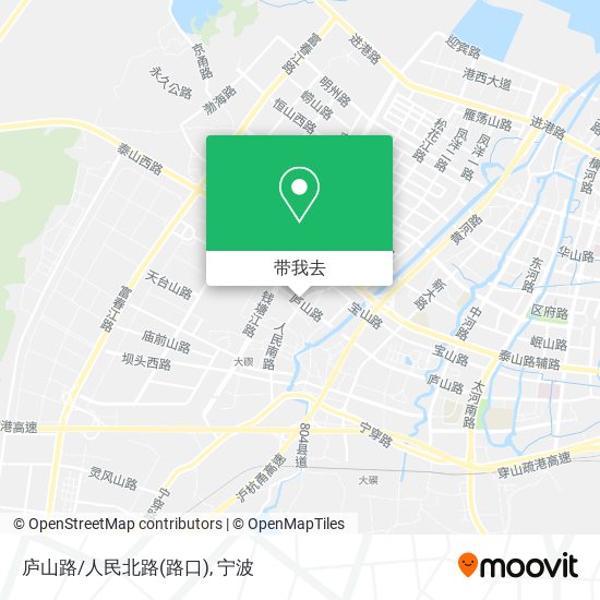 庐山路/人民北路(路口)地图