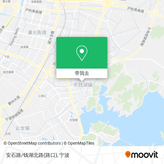 安石路/钱湖北路(路口)地图