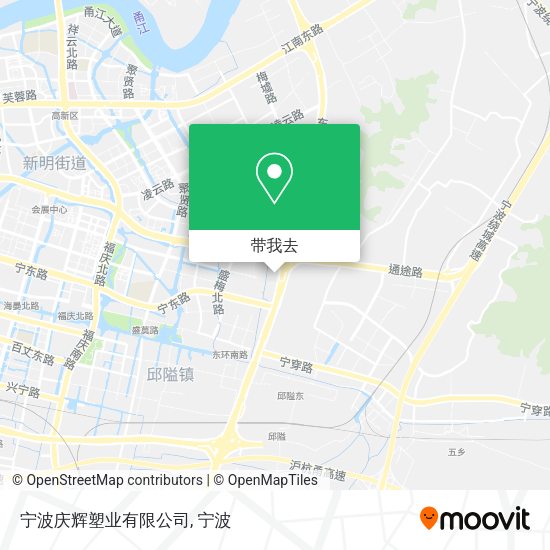 宁波庆辉塑业有限公司地图