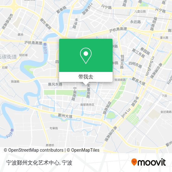 宁波鄞州文化艺术中心地图