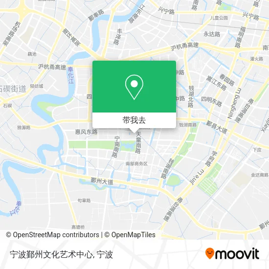 宁波鄞州文化艺术中心地图