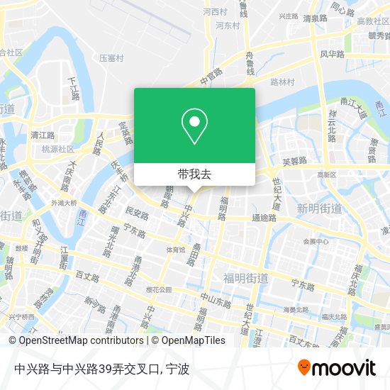 中兴路与中兴路39弄交叉口地图