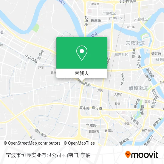 宁波市恒厚实业有限公司-西南门地图