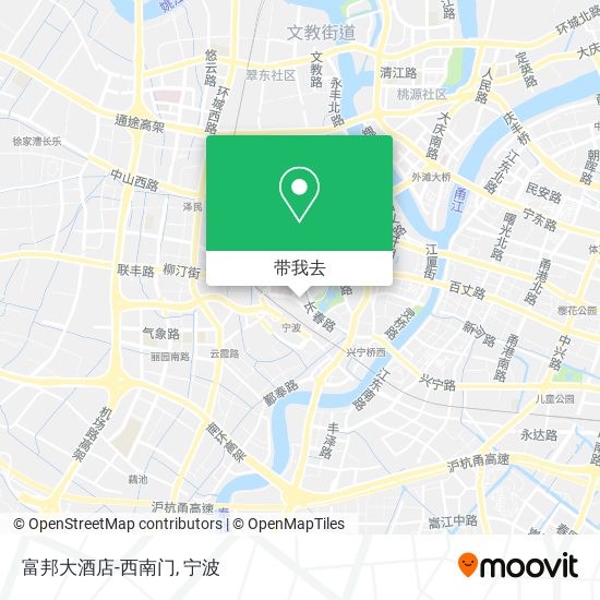 富邦大酒店-西南门地图