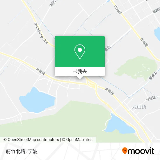筋竹北路地图