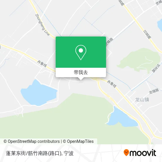 蓬莱东街/筋竹南路(路口)地图