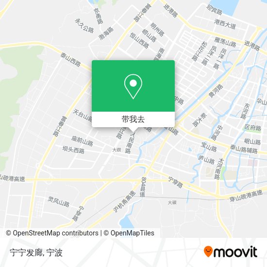 宁宁发廊地图