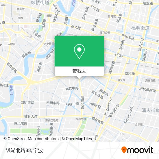钱湖北路83地图