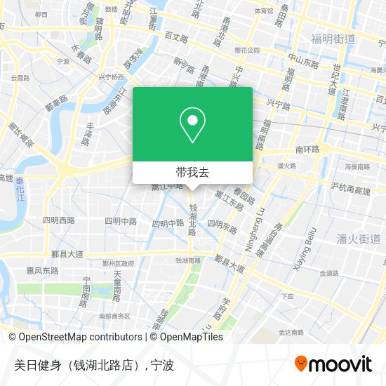 美日健身（钱湖北路店）地图