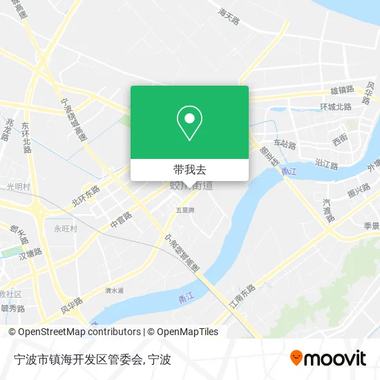 宁波市镇海开发区管委会地图
