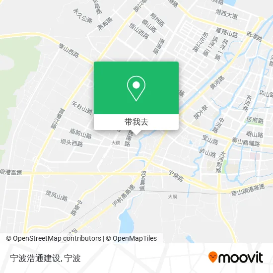 宁波浩通建设地图