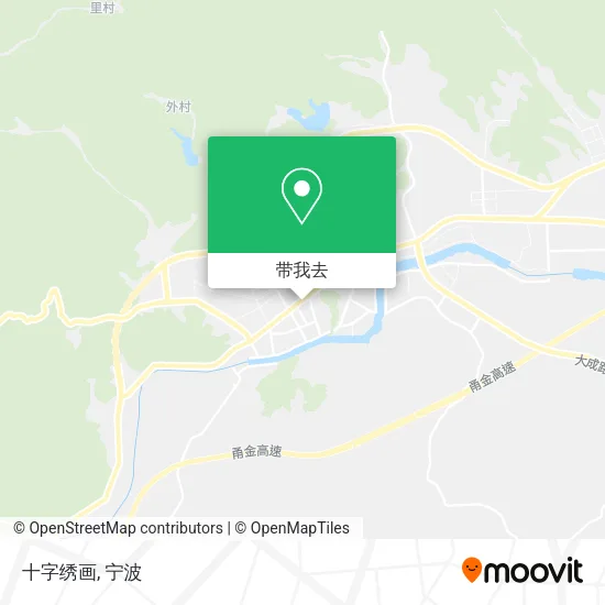 十字绣画地图
