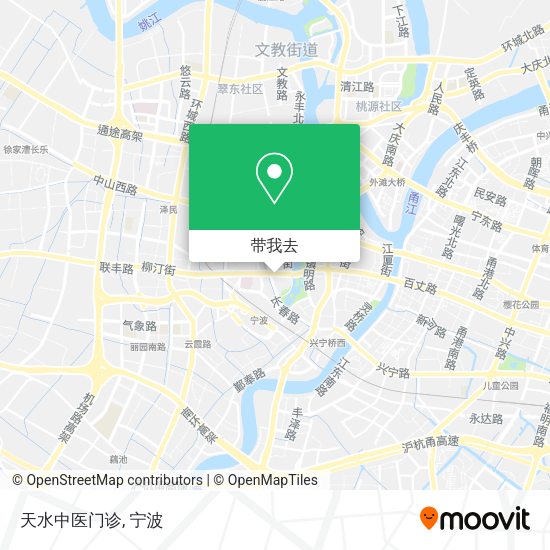 天水中医门诊地图