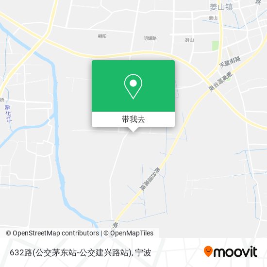 632路(公交茅东站-公交建兴路站)地图