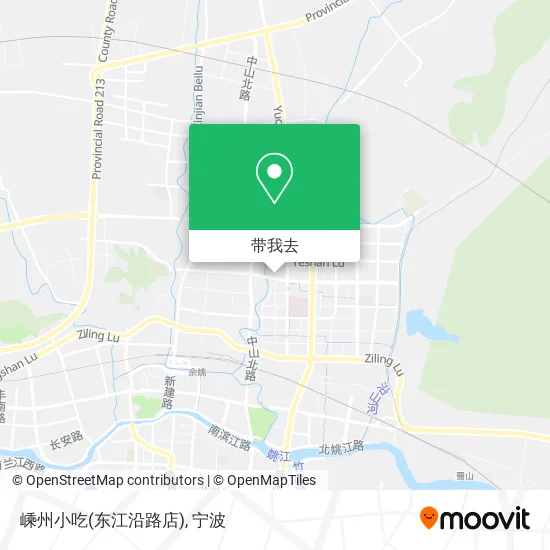 嵊州小吃(东江沿路店)地图