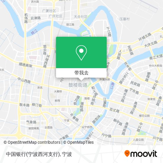 中国银行(宁波西河支行)地图