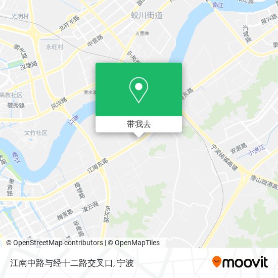 江南中路与经十二路交叉口地图