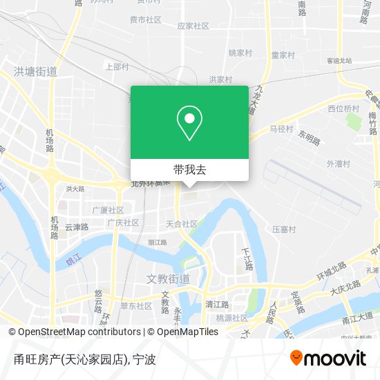 甬旺房产(天沁家园店)地图