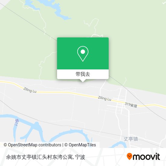 余姚市丈亭镇汇头村东湾公寓地图