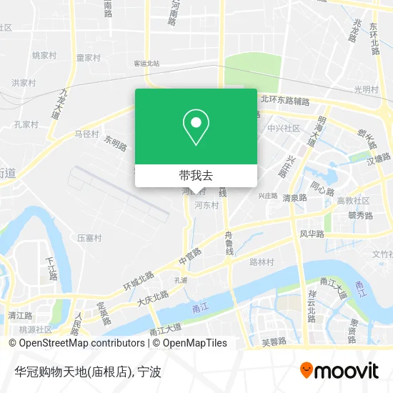 华冠购物天地(庙根店)地图