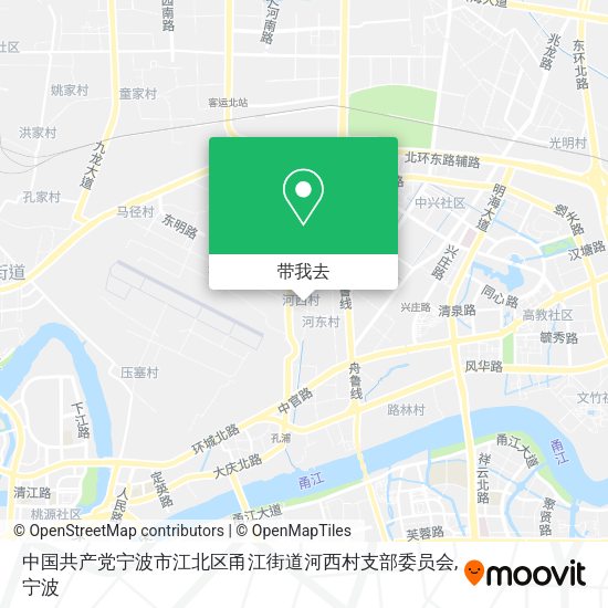 中国共产党宁波市江北区甬江街道河西村支部委员会地图