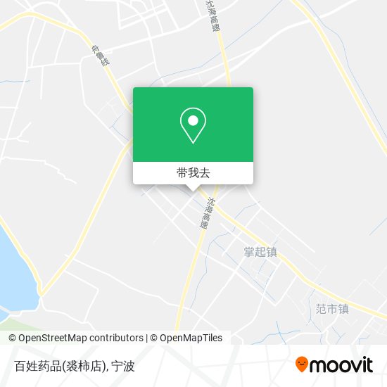 百姓药品(裘柿店)地图