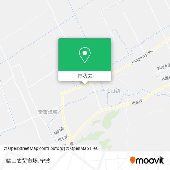 临山农贸市场地图