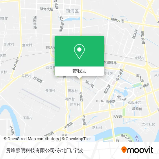 贵峰照明科技有限公司-东北门地图