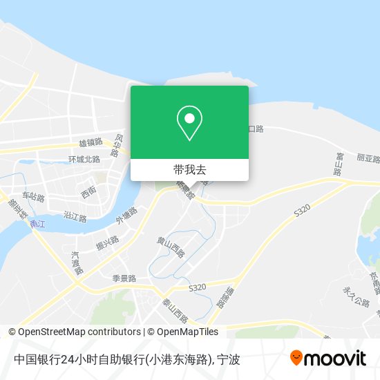中国银行24小时自助银行(小港东海路)地图