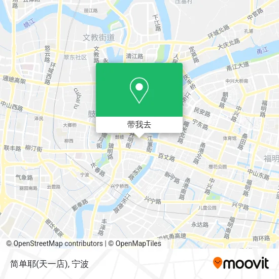 简单耶(天一店)地图