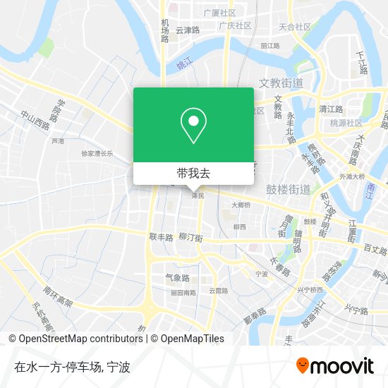 在水一方-停车场地图