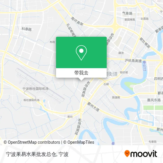 宁波果易水果批发总仓地图