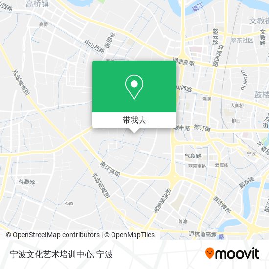 宁波文化艺术培训中心地图