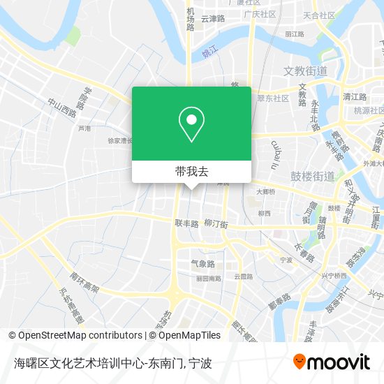 海曙区文化艺术培训中心-东南门地图