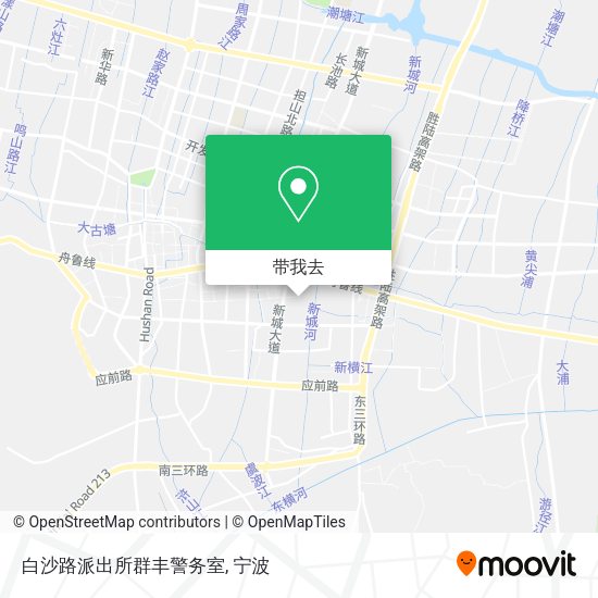 白沙路派出所群丰警务室地图