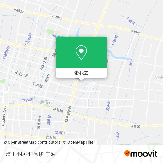 墙里小区-41号楼地图