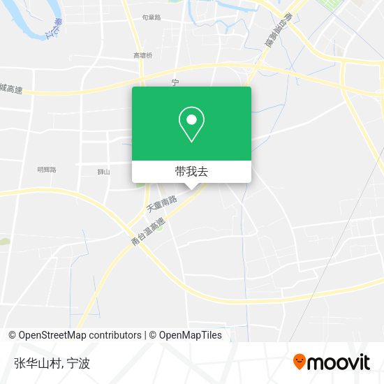 张华山村地图
