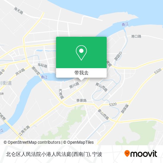 北仑区人民法院小港人民法庭(西南门)地图