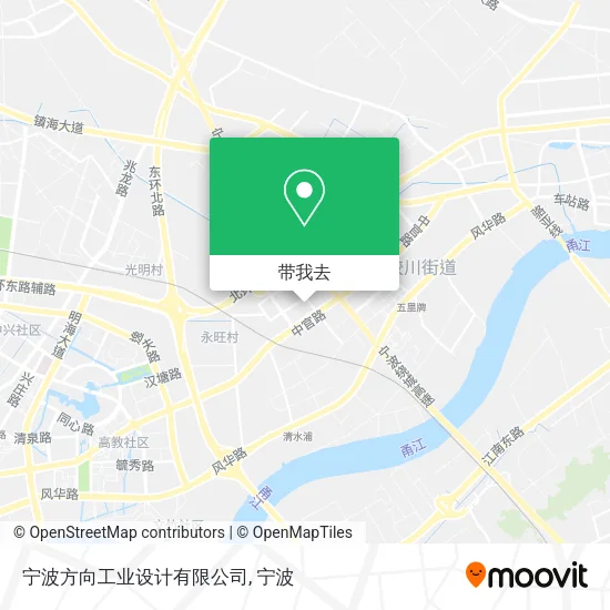 宁波方向工业设计有限公司地图